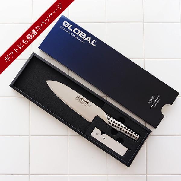 GLOBAL（グローバル） 特典付 包丁 三徳 16cm 2点セット 両刃