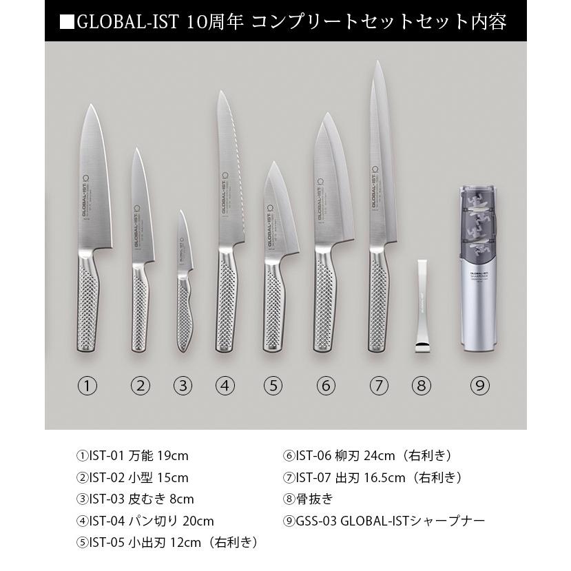 GLOBAL（グローバル） 爆買 特典付 包丁 イスト GLOBAL IST 10周年