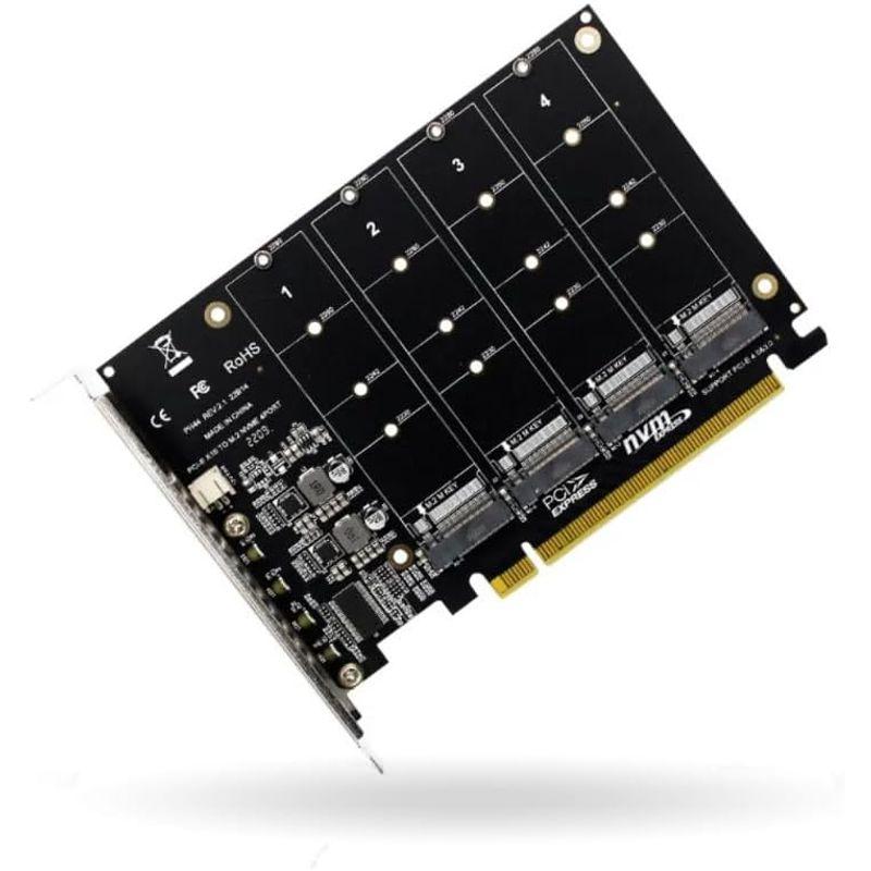 waves M.2 SSD 4スロット拡張ボード PCIe 4.0 x 16 (ヒートシンクなし)｜p-select-market｜05