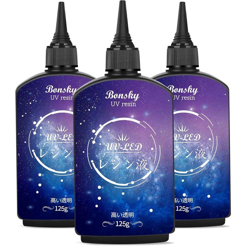 Bonsky UVレジン液 375g レジン液 UV/LED対応 レジン液 高い透明 詰替用 大容量 ハードタイプ成形 UVレジン液DIY手｜p-select-market｜05