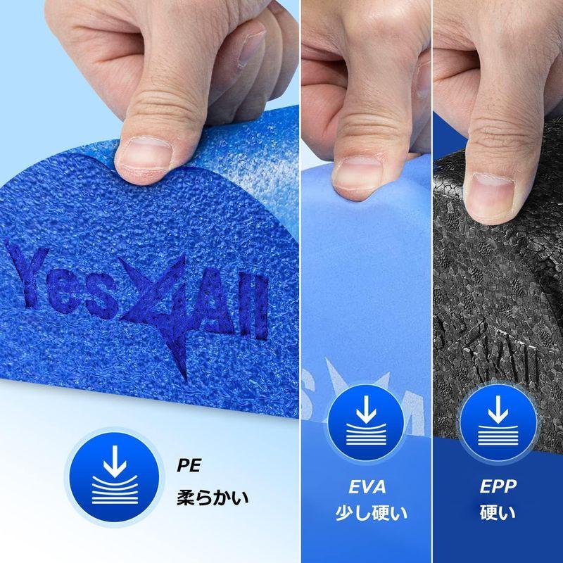 イエスフォーオール(Yes4All) ハーフPEフォームローラー 柔らかめ 30cm 日本正規輸入品｜p-select-market｜03