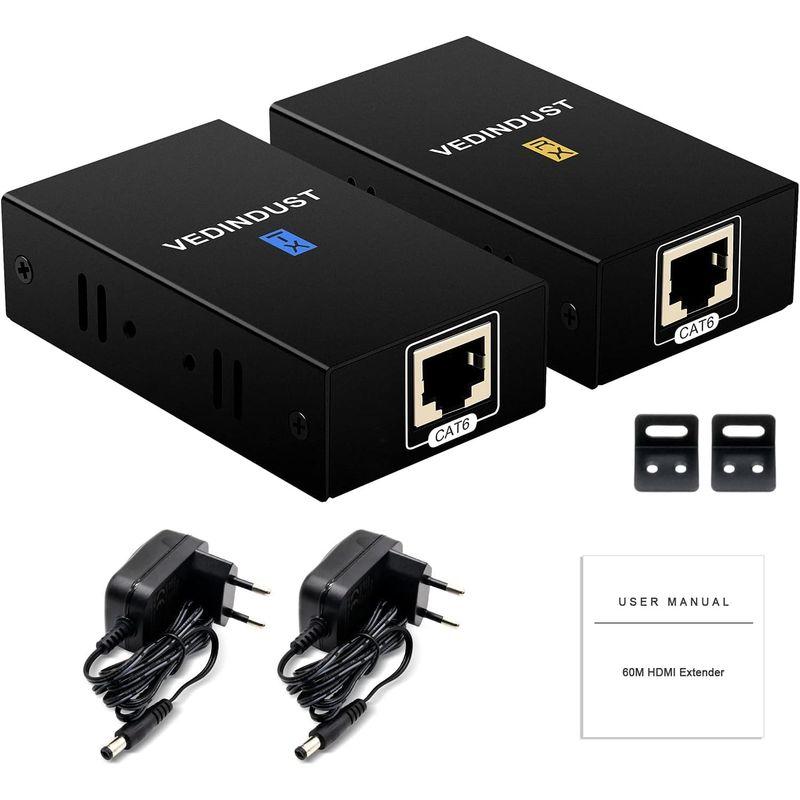 HDMI LAN エクステンダー 延長器 LAN 延長 HD 1080P 3D 60Mまで延長 ロスレス伝送 HDMI 変換 CAT6 CA｜p-select-market｜06