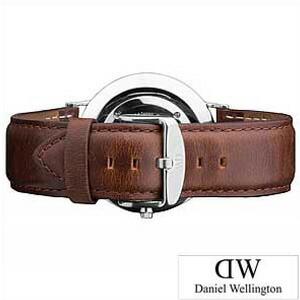 ダニエル ウェリントン 腕時計 Daniel Wellington クラシック レザーベルト ブリストル シルバー 0409DW メンズ レディース ユニセックス セール | Daniel Wellington