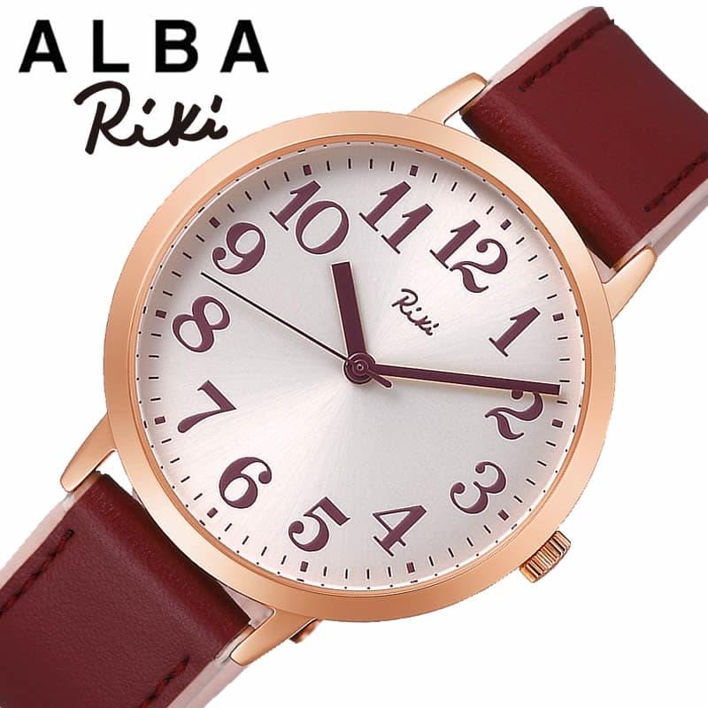 セイコー アルバ 腕時計 SEIKO ALBA 時計 リキワタナベ コレクション RIKI WATANABE 女性 レディース 華奢 ビジネス カジュアル 革ベルト レザーベルト AKPK437
