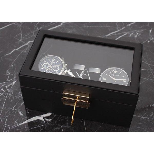 時計ケース 腕時計ケース ボックス ディスプレイ ケース ウォッチケース コレクション 収納ケース レザー 調 鍵付き 2本 メンズ 人気 ソーラー 時計 腕時計 |  | 07