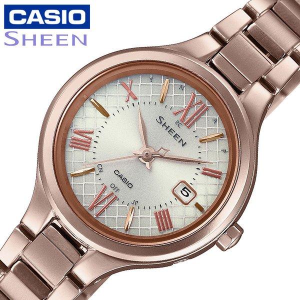 カシオ 電波 ソーラー 腕時計 CASIO 時計 シーン SHEEN 女性 レディース SHW-7000TCG-4AJF かわいい 華奢 小ぶり 小さめ 人気 ブランド