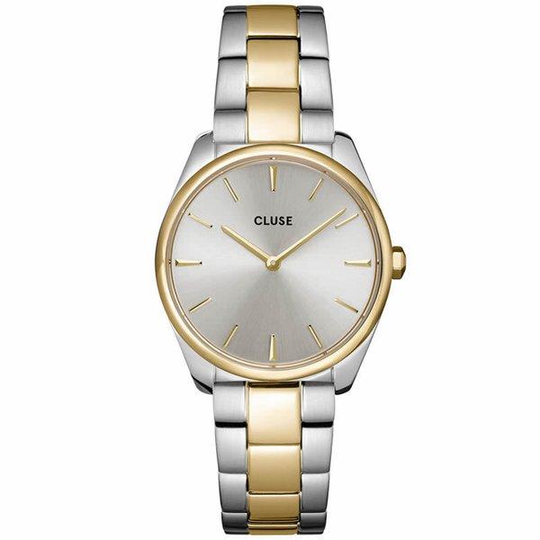 クルース 腕時計 CLUSE 時計 フェローチェ プチ Feroce Petite Steel Silver Silver/Gold Colour 女性 向け レディース CW11207 | CLUSE | 01