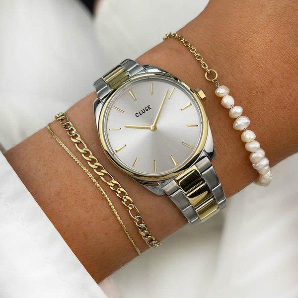 クルース 腕時計 CLUSE 時計 フェローチェ プチ Feroce Petite Steel Silver Silver/Gold Colour 女性 向け レディース CW11207 | CLUSE | 04