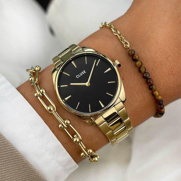 クルース 腕時計 CLUSE 時計 フェローチェ プチ Feroce Petite Steel Black Gold Colour 女性 向け レディース CW11208 | CLUSE | 04