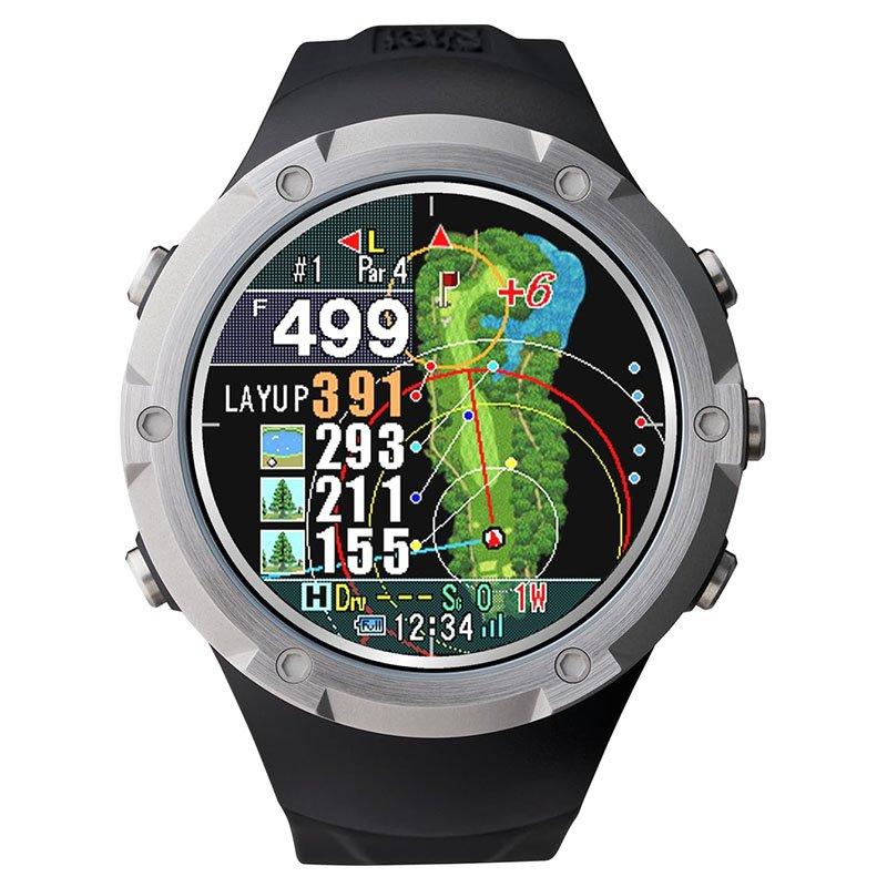 ショットナビ 腕時計 Shot Navi 時計 エボルブ アルファ EVOLVE α ブラック 黒 ゴルフ ゴルフ用品 腕時計型 飛距離 測定器 飛距離計測機 GPS ナビ GPSナビ |  | 01