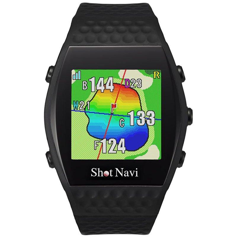 ショットナビ 腕時計 ShotNavi 距離計測器 インフィニティ INFINITY ブラック 黒 ゴルフ ゴルフ用品 腕時計型 飛距離 測定器 飛距離計測機 GPS ナビ GPSナビ |  | 01