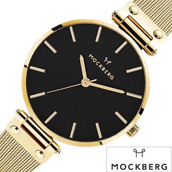 MOCKBERG 腕時計 モックバーグ 時計 メッシュ38 リヴァ Mesh38Black Livia レディース ブラック MO503 | MOCKBERG