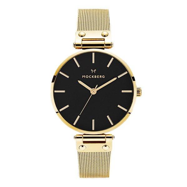 MOCKBERG 腕時計 モックバーグ 時計 メッシュ38 リヴァ Mesh38Black Livia レディース ブラック MO503 | MOCKBERG | 01