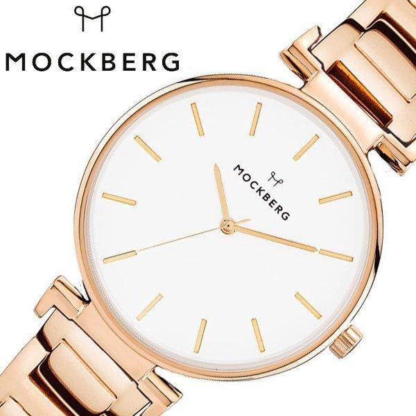 モックバーグ 腕時計 MOCKBERG 時計 オリジナル 34 Original 34 レディース ホワイト  MO635 | MOCKBERG