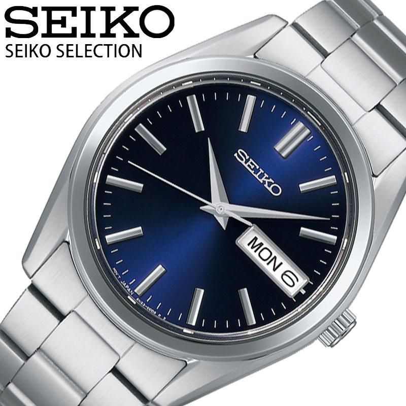 セイコー 腕時計 SEIKO 時計 セイコーセレクション Sシリーズ SEIKO SELECTION メンズ 腕時計 ネイビー SBTH009 | SEIKO