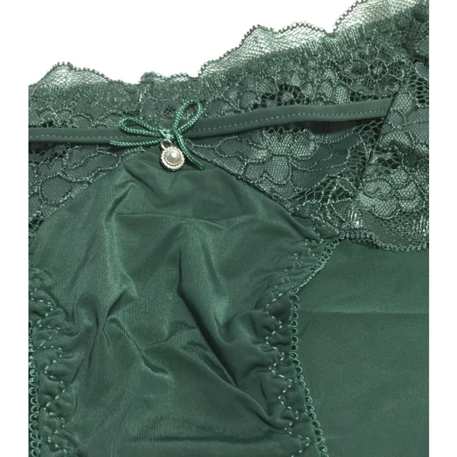 user_5d35c9a5さま専用✦ブラB&ショーツ2set✦ヤシャブシ&緑葉 下着 ブラジャー＆ショーツ セット 3D立体 脇高ブラ グリーン （2-11