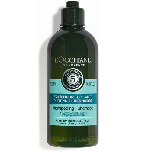 ロクシタン L'OCCITANE ファイブハーブス ピュアフレッシュネス シャンプー 300mL | L'OCCITANE