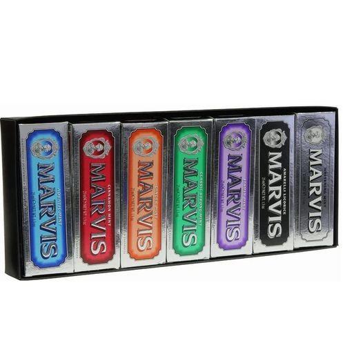 MARVIS マービス  marvis 25ml 7種類 2セット MARVIS（マービス） ブラック・ボックス セット 歯磨き粉 25ml x 7本