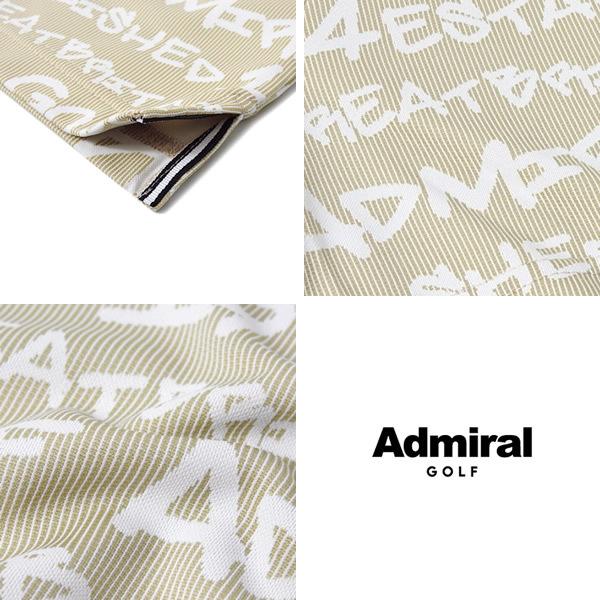 Admiral Golf アドミラルゴルフ メンズ ポロシャツ 半袖 吸水速