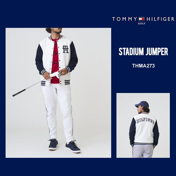 トミーヒルフィガーゴルフ メンズ ジャケット スタジャン スウェット スナップボタン ストレッチ TOMMYHILFIGERGOLF THMA273 2022秋冬 セール SALE｜p-springs｜07