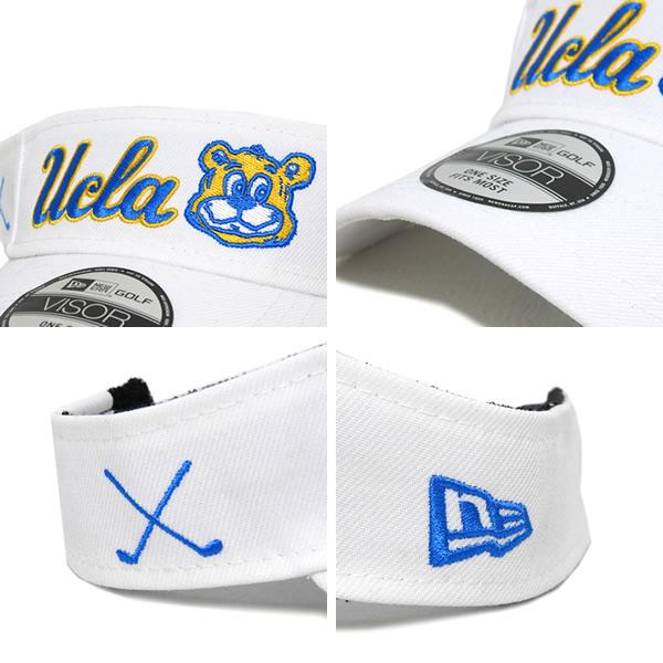 NEW ERA ニューエラゴルフ サンバイザー メンズ UCLAコラボ
