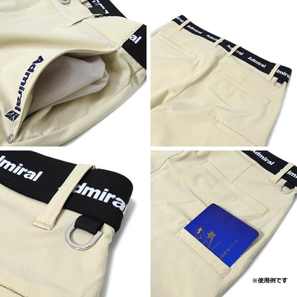 【アドミラル】パンツ Admiral Golf（アドミラルゴルフ） メンズ パンツ テーパード ツイル