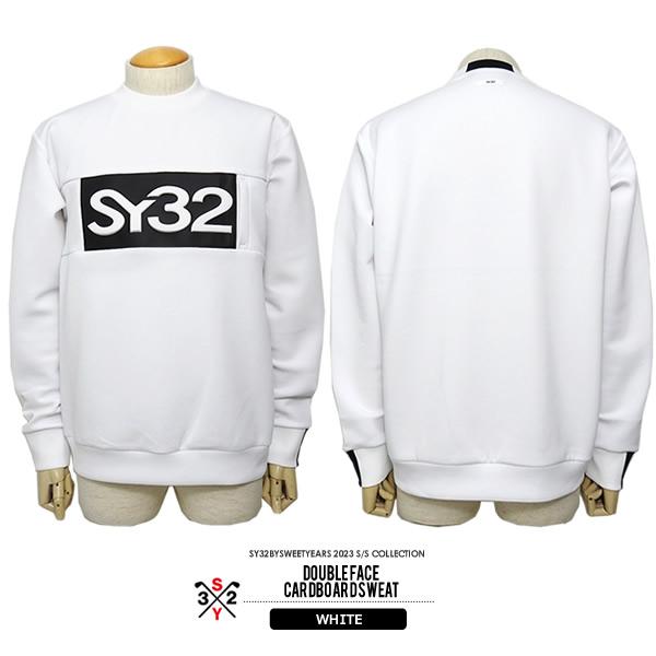 SY32 by SWEET YEARS ゴルフ メンズ スウェット ダンボールニット 長袖