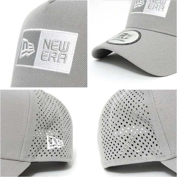 ニューエラゴルフ 帽子 キャップ メンズ 9FORTY A-Frame パンチング加工 通気性 ボックスロゴ 刺繍 NEWERA LaserPerforted 2024春夏｜p-springs｜05