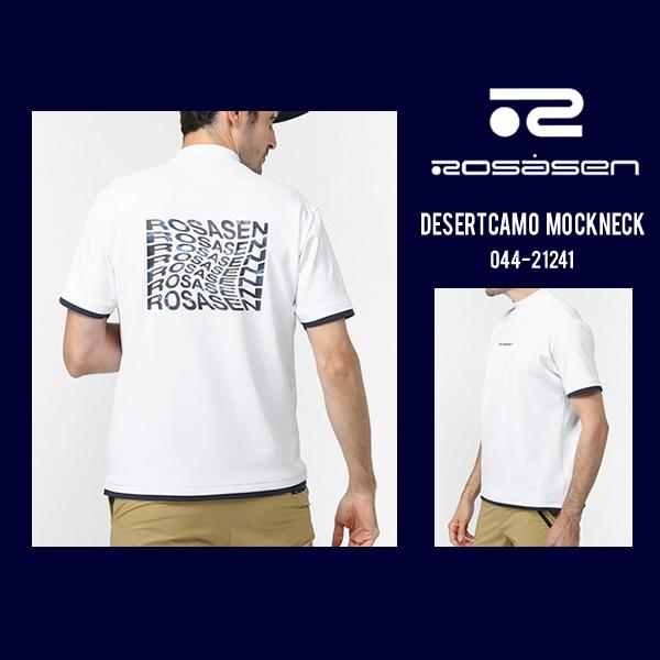 Rosasen（ロサーセン） ゴルフウェア メンズ モックネック 半袖