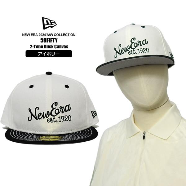 59FIFTY ニューエラ 帽子 キャップ メンズ 2-Tone Duck Canvas