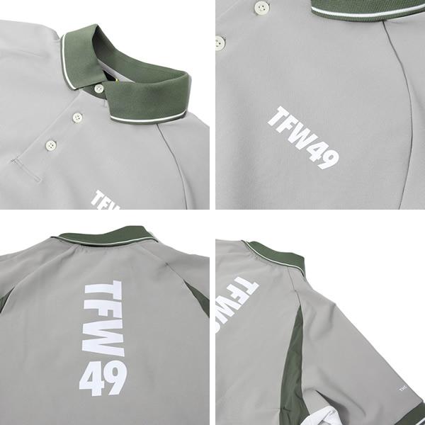 TFW49 ゴルフ メンズ ポロシャツ 半袖 ストレッチ 吸水速乾 UVカット