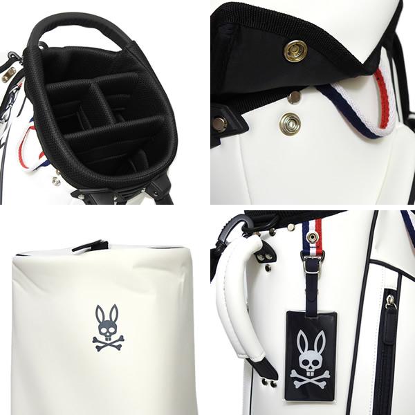 Psycho Bunny（サイコバニー） キャディバッグ スタンド式 9型 ゴルフ