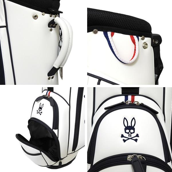 Psycho Bunny（サイコバニー） キャディバッグ スタンド式 9型 ゴルフ