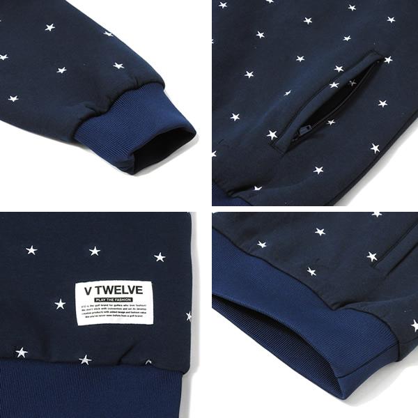 V12 スターパーカー　ゴルフウェア　v122520-sw05 ネイビー　L V12 スターパーカー ゴルフウェア v122520-sw05 ネイビー L V12