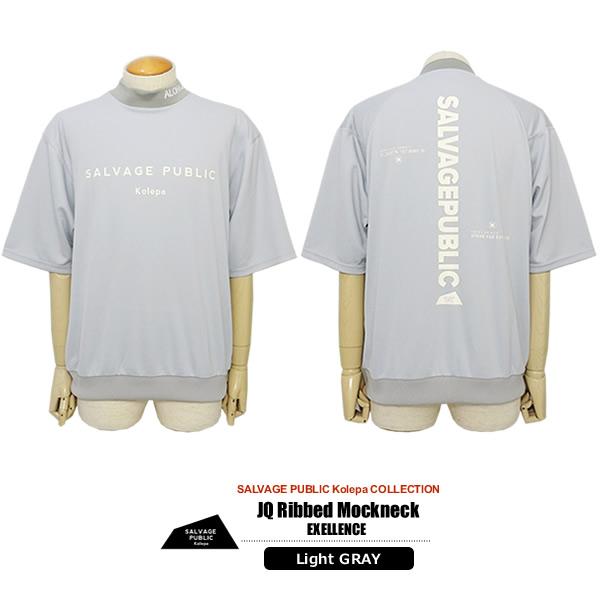 【定価1.7万】Public Drip 半袖モックネック ゴルフシャツ SALVAGE PUBLIC Kolepa（サルベージ パブリック コレパ） メンズ