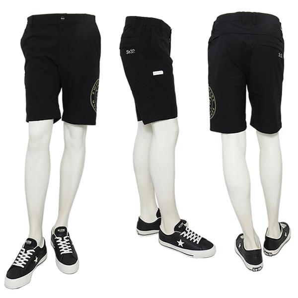 SY32 by SWEET YEARS ストレッチショートパンツ ロゴ ゴルフ SY32 by SWEET YEARS（エスワイサーティトゥバイスィートイヤーズ