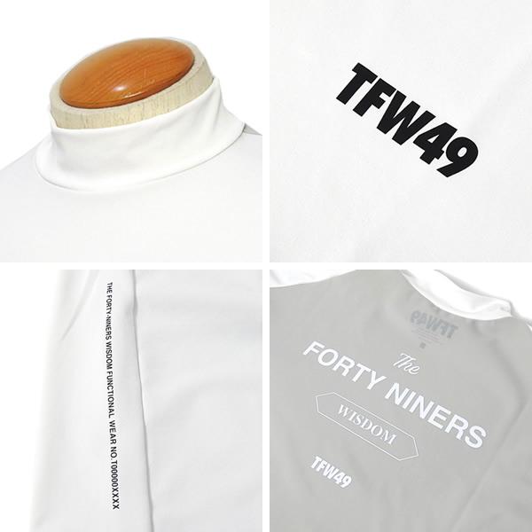 ゴルフ 日本製 TFW49 ゴルフ モックネック 長袖 Tシャツ カットソー