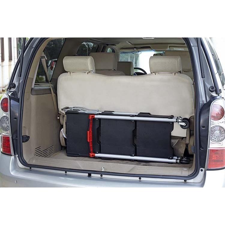 ピカコーポレイション ワゴン キャスター付き 3段 収納 折りたたみ