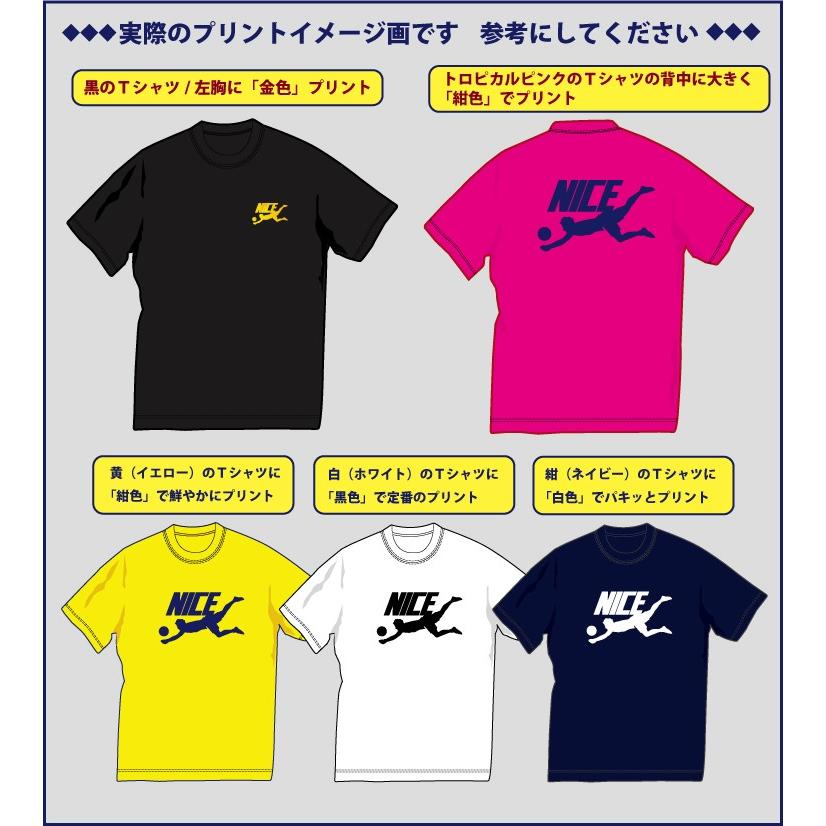 送料無料（メール便）ナイスレシーブ(NICE) Tシャツ（バレーボール編