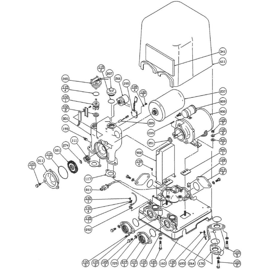 20HPA5.12S 50Hz 制御盤 フレッシャーミニ 用 部品 部品番号902 荏原ポンプ 