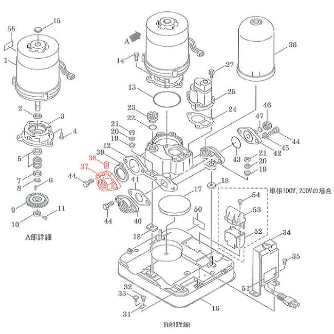 最適な価格 川本ポンプ カワエース N3 135sh 部品 弁座付ひしフランジ No 37 2780 04 ポンプ P1 Supplystudies Com