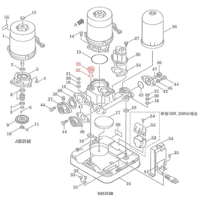 春の新作シューズ満載 川本ポンプ カワエース N3 255sh 部品 プラグ 1 2 呼び水用キャップ