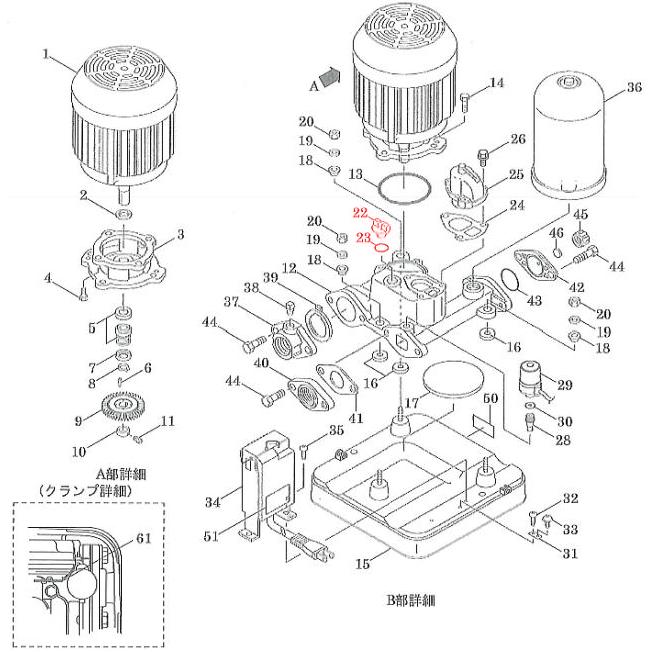 予約販売品】 川本ポンプ カワエース N3-405SH 部品 プラグ 1 2 呼び水