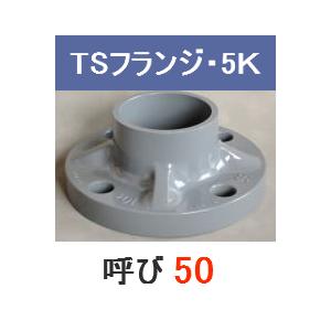 塩ビ TSフランジ JIS 5K 呼 50 プラスチック 樹脂 塩化ビニール