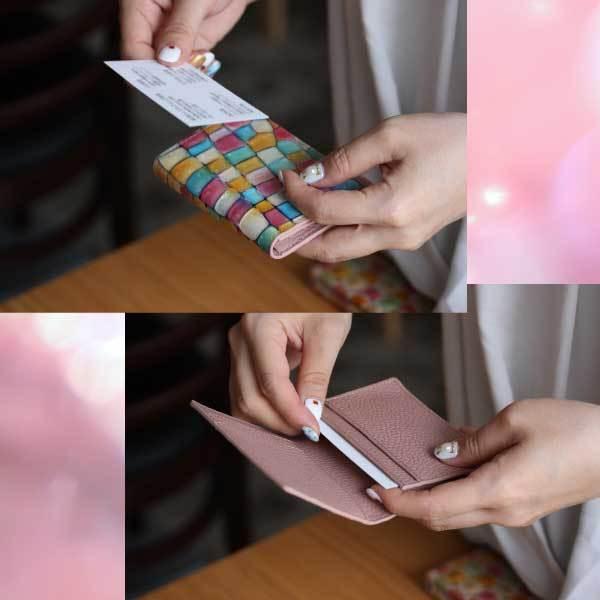 カードケース  名刺入れ 本革 オシャレ 可愛い ビジネス 学生 メンズ レディース 女子 キラキラ 使いやすい シンプル レザー ブランド ギフト プレゼント | ブランド登録なし | 09
