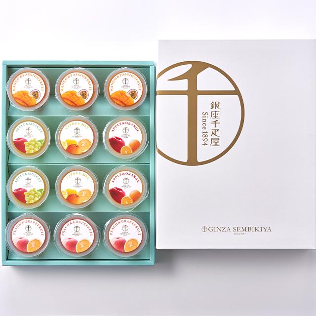 お中元 夏ギフト 2026 ゼリー お菓子 スイーツ ギフト 千疋屋 パティスリー銀座千疋屋 送料無料 銀座フルーツジュレ12個 |  | 01