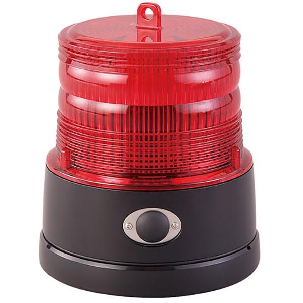 LED回転灯 回転 点滅 マグネット式 電池式 凖防水 赤 作業灯 警告灯 パトライト フラッシュ ストロボ IP66 pa-man 選ぶなら