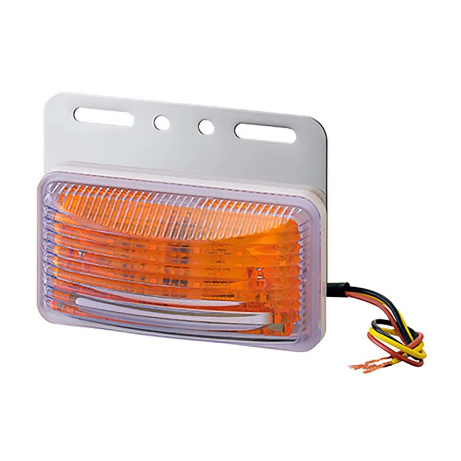 2wayフラットマーカーランプ ダウンライト付 24V LED オレンジ