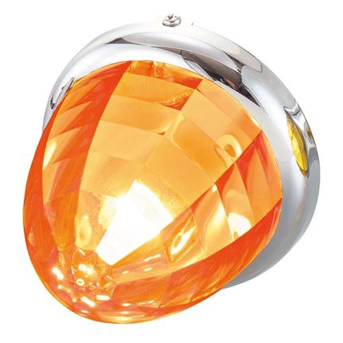 pa-man マーカーランプ DC24V オレンジレンズ 10個入 軽量 防水