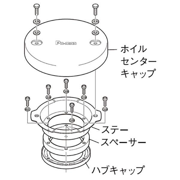 センターキャップ 22.5インチ 大型バス フロント 10穴 1枚入 日野  
